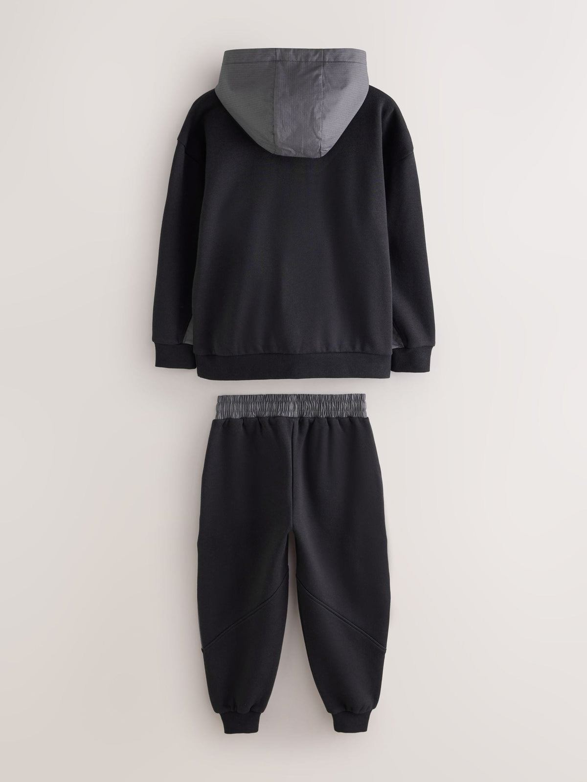 Baker by Ted Baker Black/Grey Oversized Blue Funnel Neck Hoodie and Joggers Set - image 2