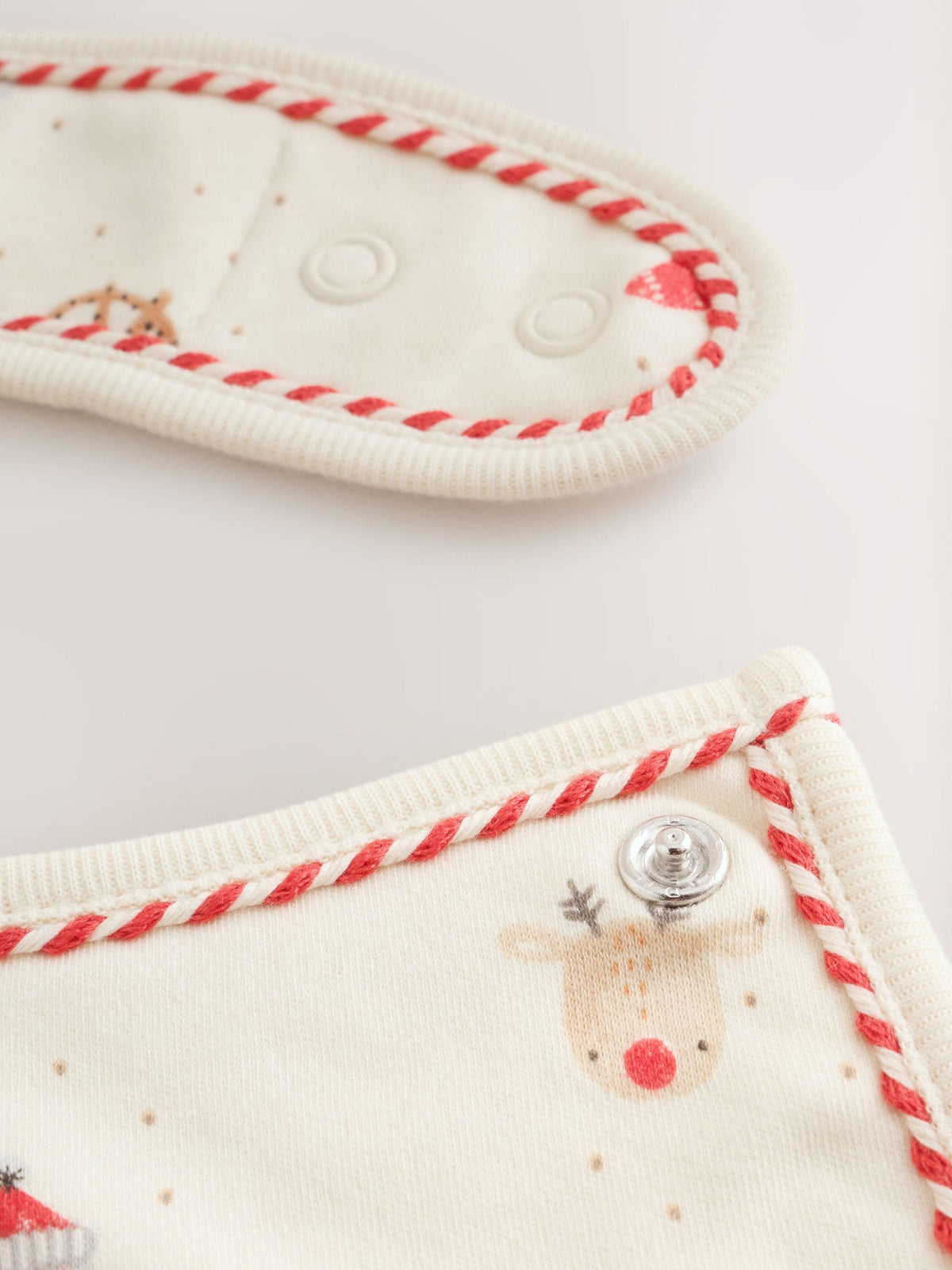 White/Red My First Christmas Baby Hat & Bib Set (0-12mths) - image 6
