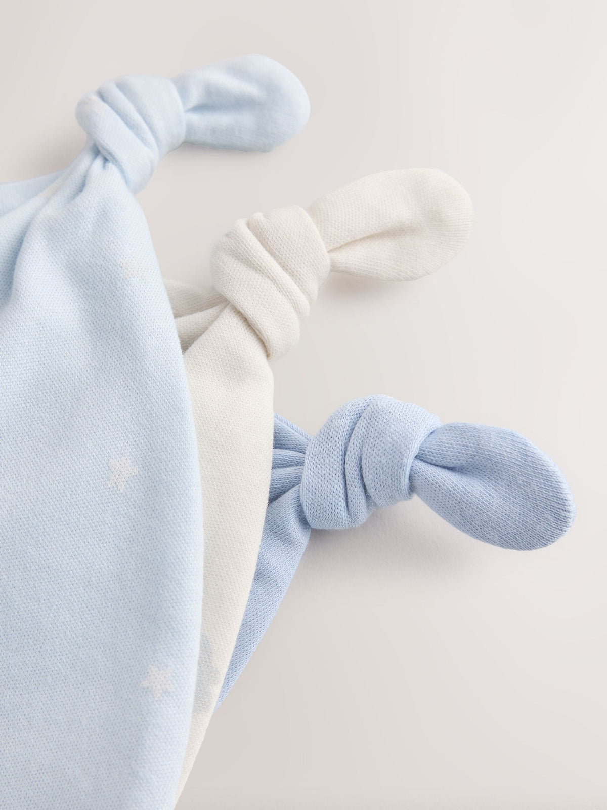 Pale Blue Cloud Beanies 3 Pack (0-12mths) - image 6