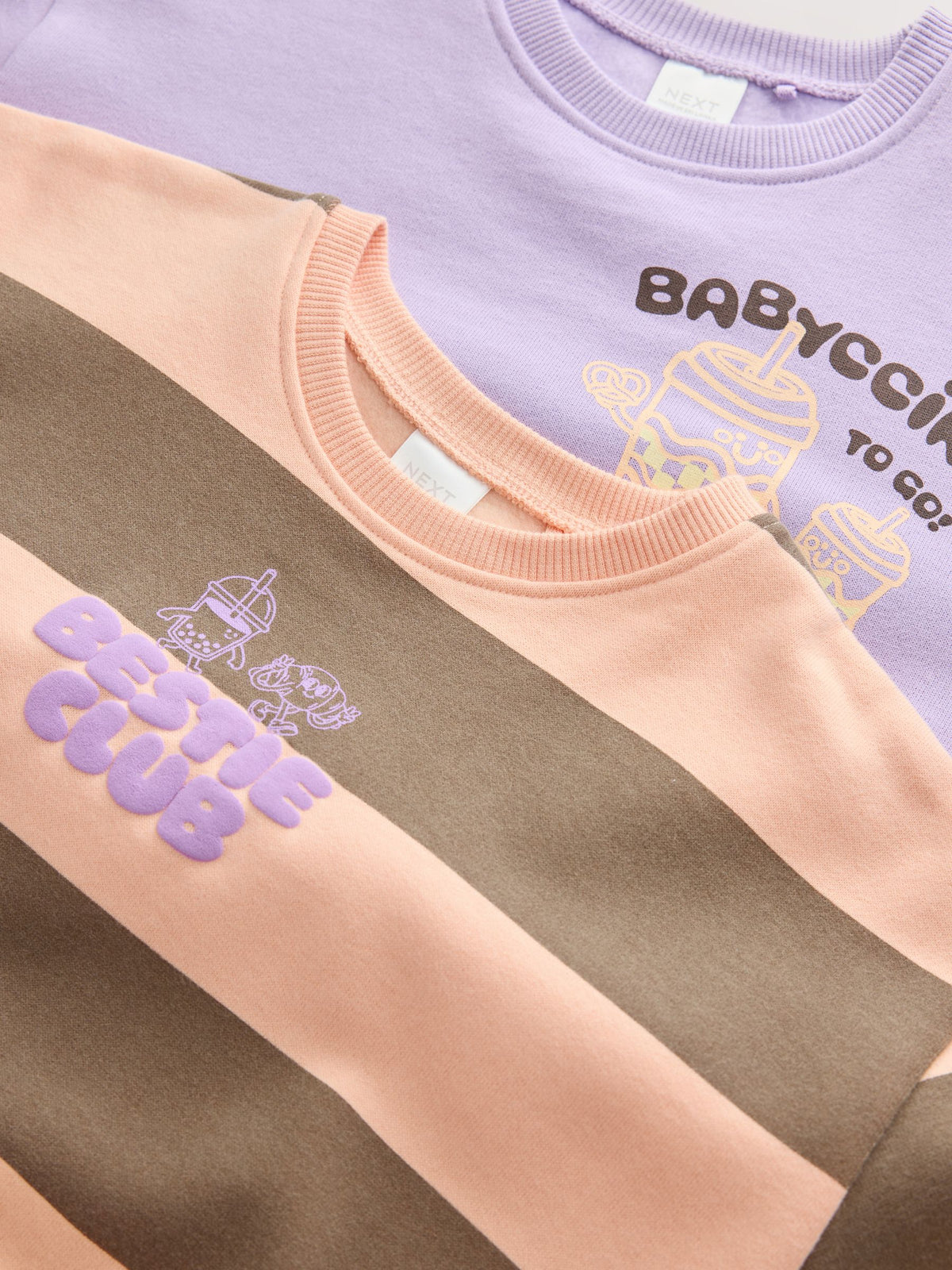 Pink/Purple Sweatshirt and Barrel Trousers Set 2 Pack (3mths-7yrs) - image 7