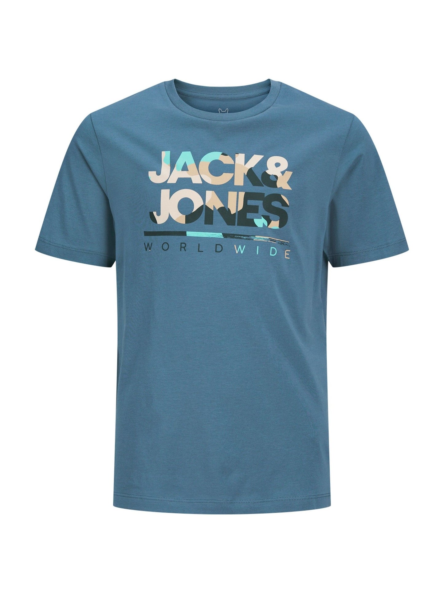 Dsiney Kidz - JACK & JONES JUNIOR Blue Short Sleeve T-Shirt And Shorts Set image 2