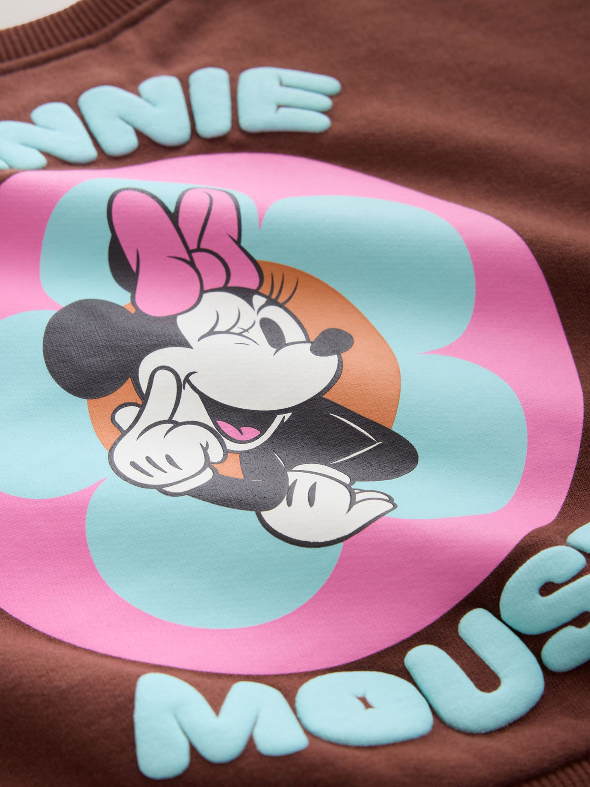 Brown Minnie Mouse Sweatshirt and Barrel Trousers Set (6mths-7yrs) - image 5