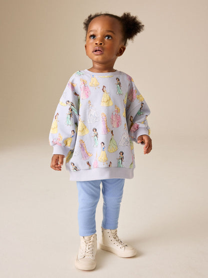 Blue Princess Disney Princess Sweatshirt and Leggings Set (6mths-7yrs) - image 1