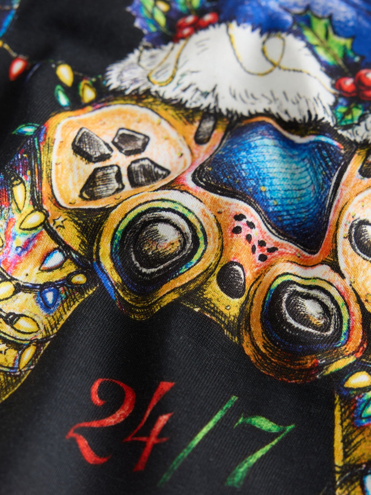 Dsiney Kidz - Black Novelty Gamer Christmas Pyjamas Set (3-16yrs) image 4