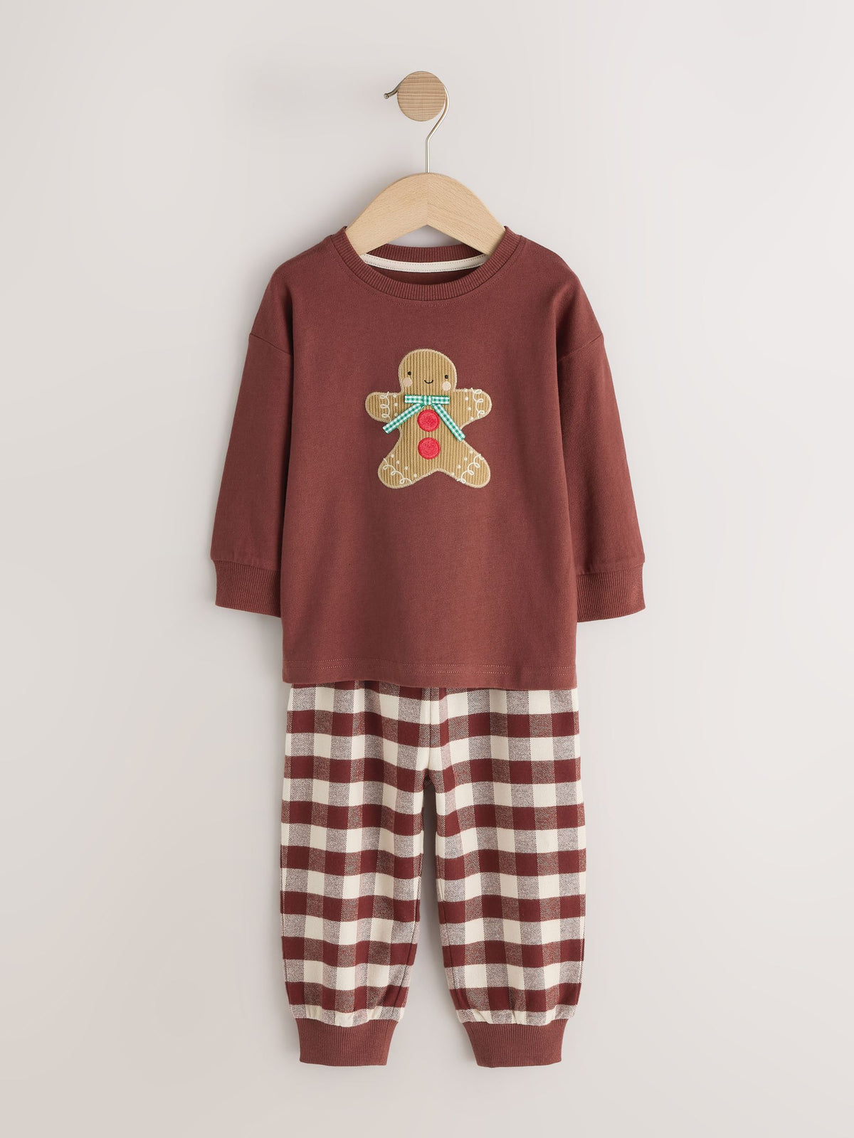 Gingerbread Check Christmas Pyjamas (9mths-10yrs) - image 5