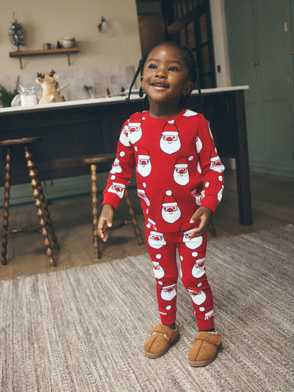 Red All Over Santa Christmas Pyjamas (9mths-10yrs) - image 1