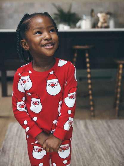 Red All Over Santa Christmas Pyjamas (9mths-10yrs) - image 2