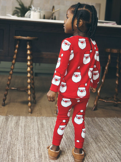 Red All Over Santa Christmas Pyjamas (9mths-10yrs) - image 3