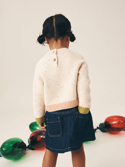 Ecru Home Sweet Home Christmas Jumper (3mths-7yrs) - image 3