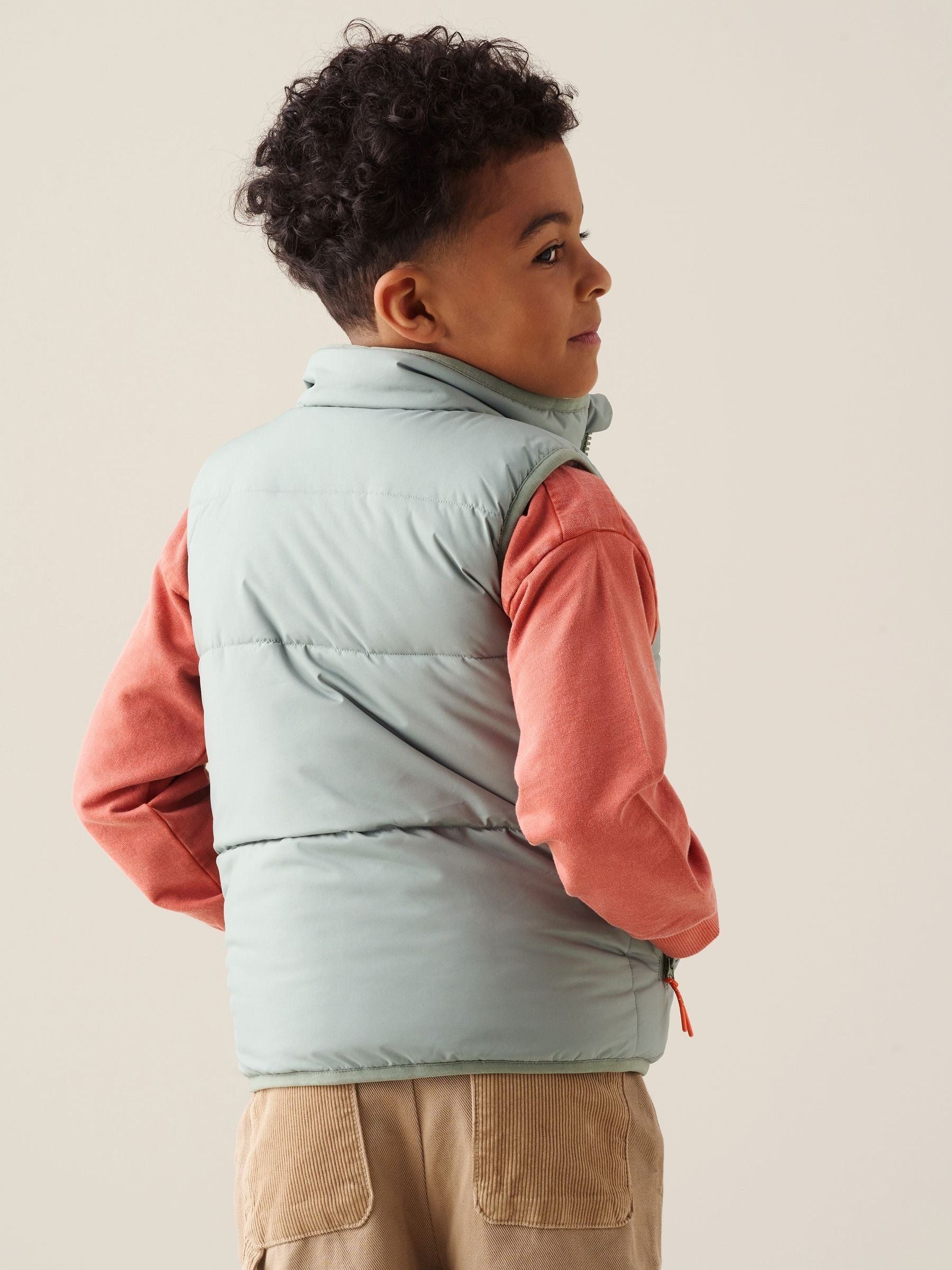 Dsiney Kidz - Angel & Rocket Green Ryder Reversible Gilet image 2