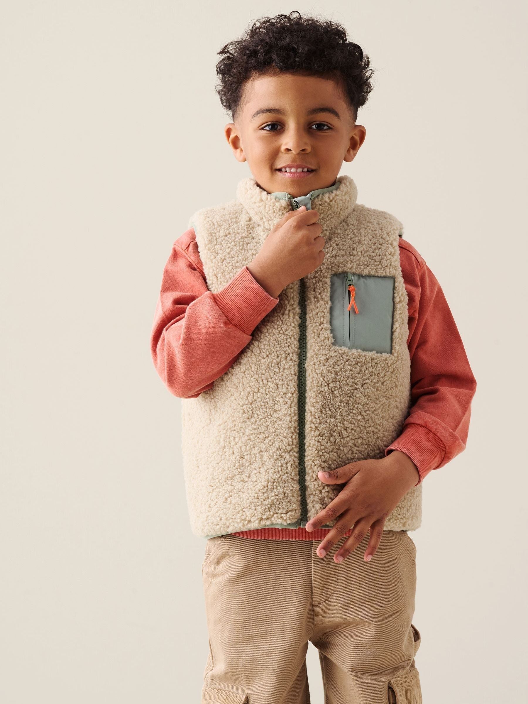 Dsiney Kidz - Angel & Rocket Green Ryder Reversible Gilet image 3
