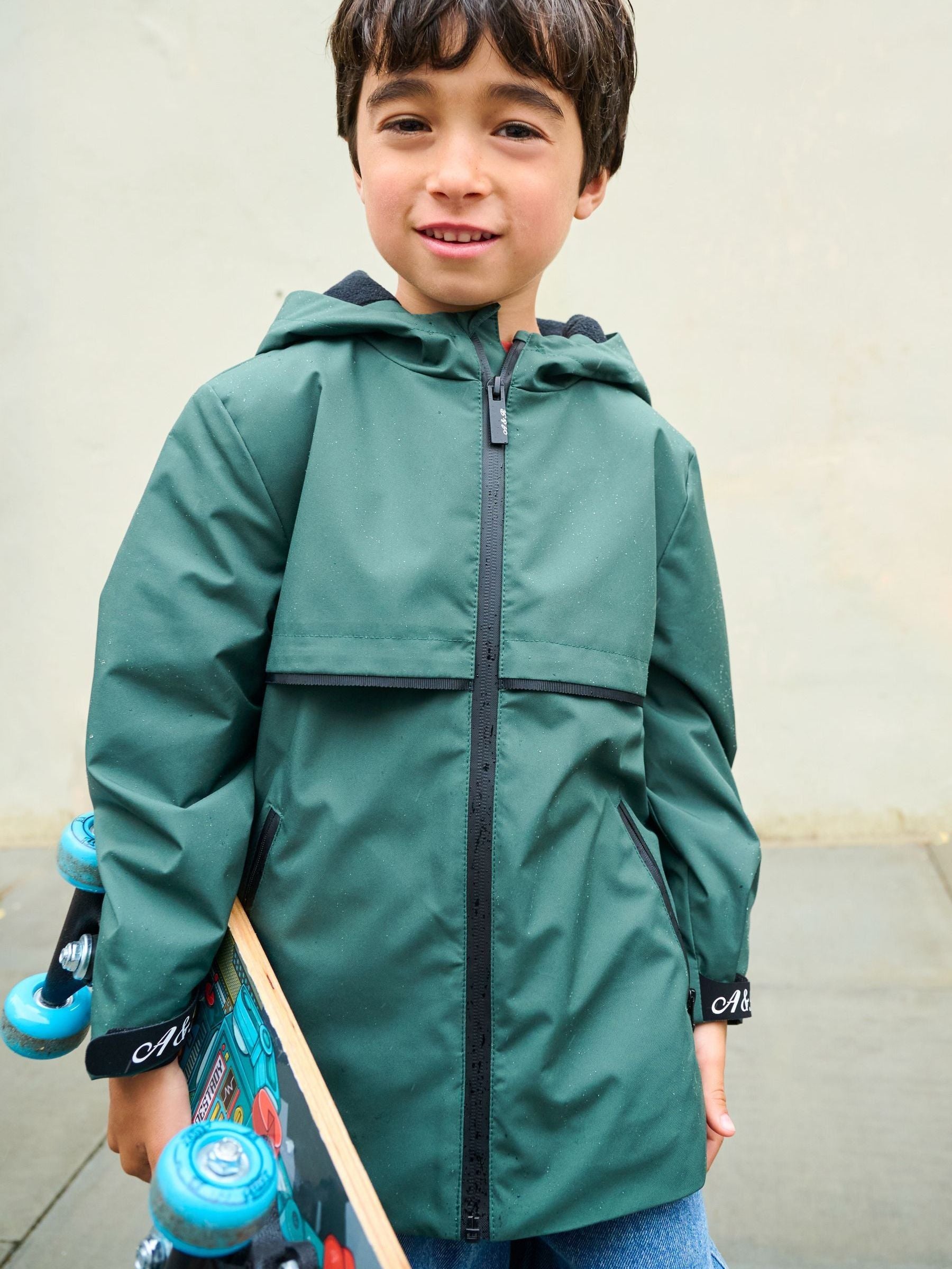 Dsiney Kidz - Angel & Rocket Green Brayden Lightweight Fleece Lined Jacket image 1