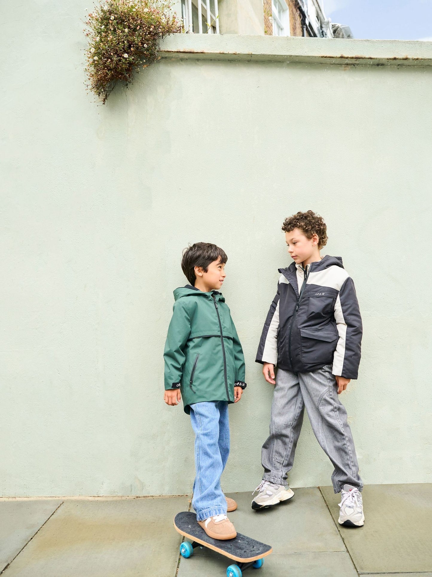 Dsiney Kidz - Angel & Rocket Green Brayden Lightweight Fleece Lined Jacket image 3