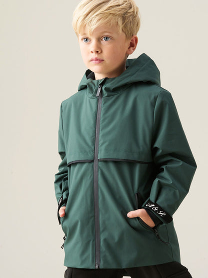 Dsiney Kidz - Angel & Rocket Green Brayden Lightweight Fleece Lined Jacket image 4