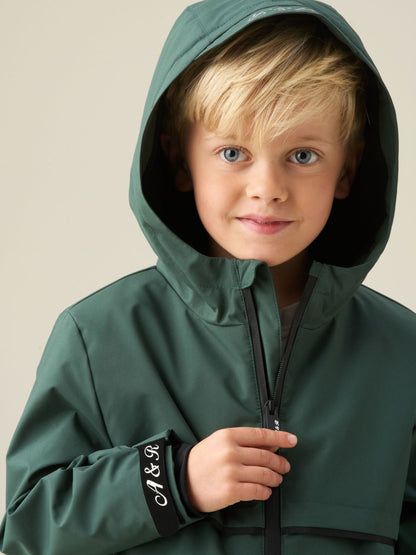 Dsiney Kidz - Angel & Rocket Green Brayden Lightweight Fleece Lined Jacket image 6