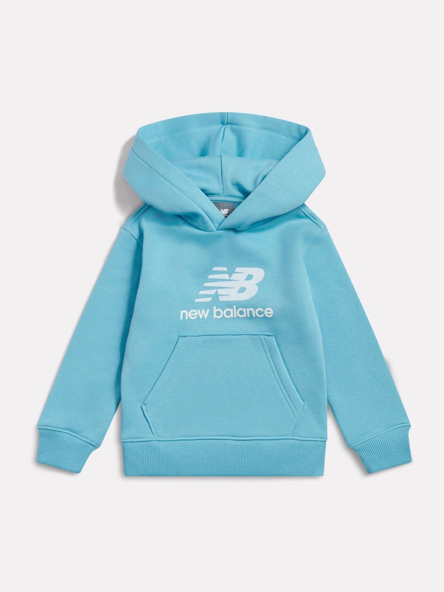 Dsiney Kidz - New Balance Blue Brushback Stacked Logo Hoodie image 1