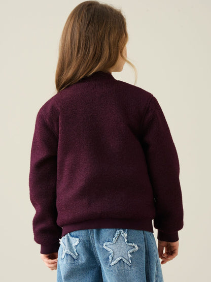 Dsiney Kidz - Angel & Rocket Red Brodie Boucle Jacket image 3