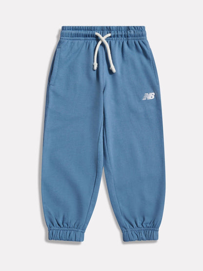 New Balance Blue Small Logo French Terry Joggers image 1