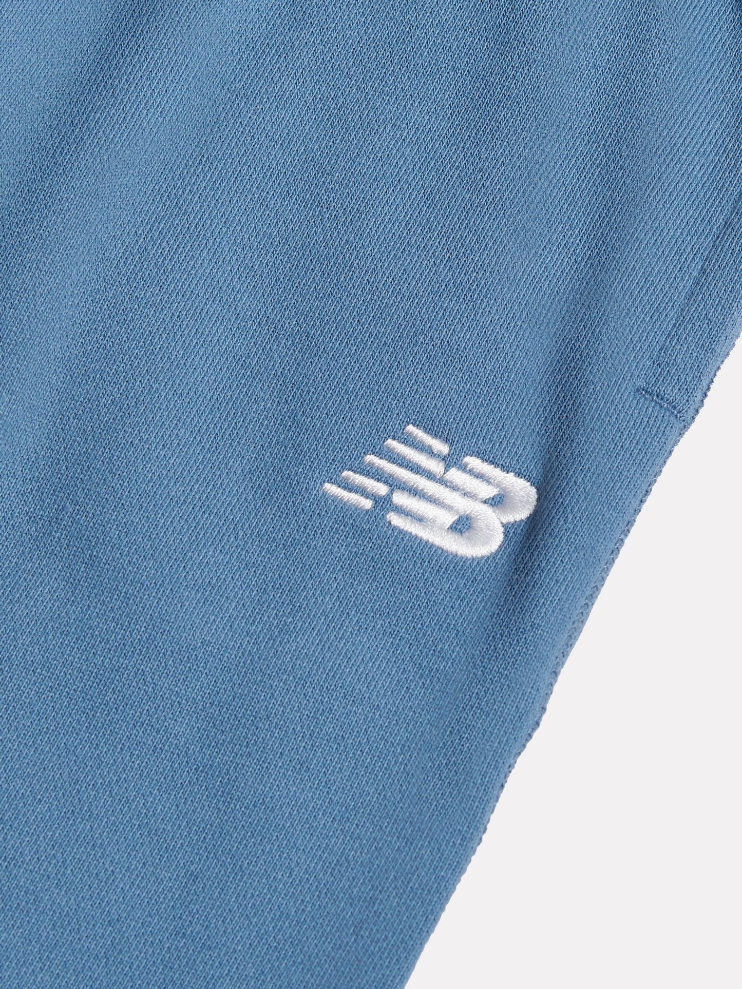 New Balance Blue Small Logo French Terry Joggers image 3