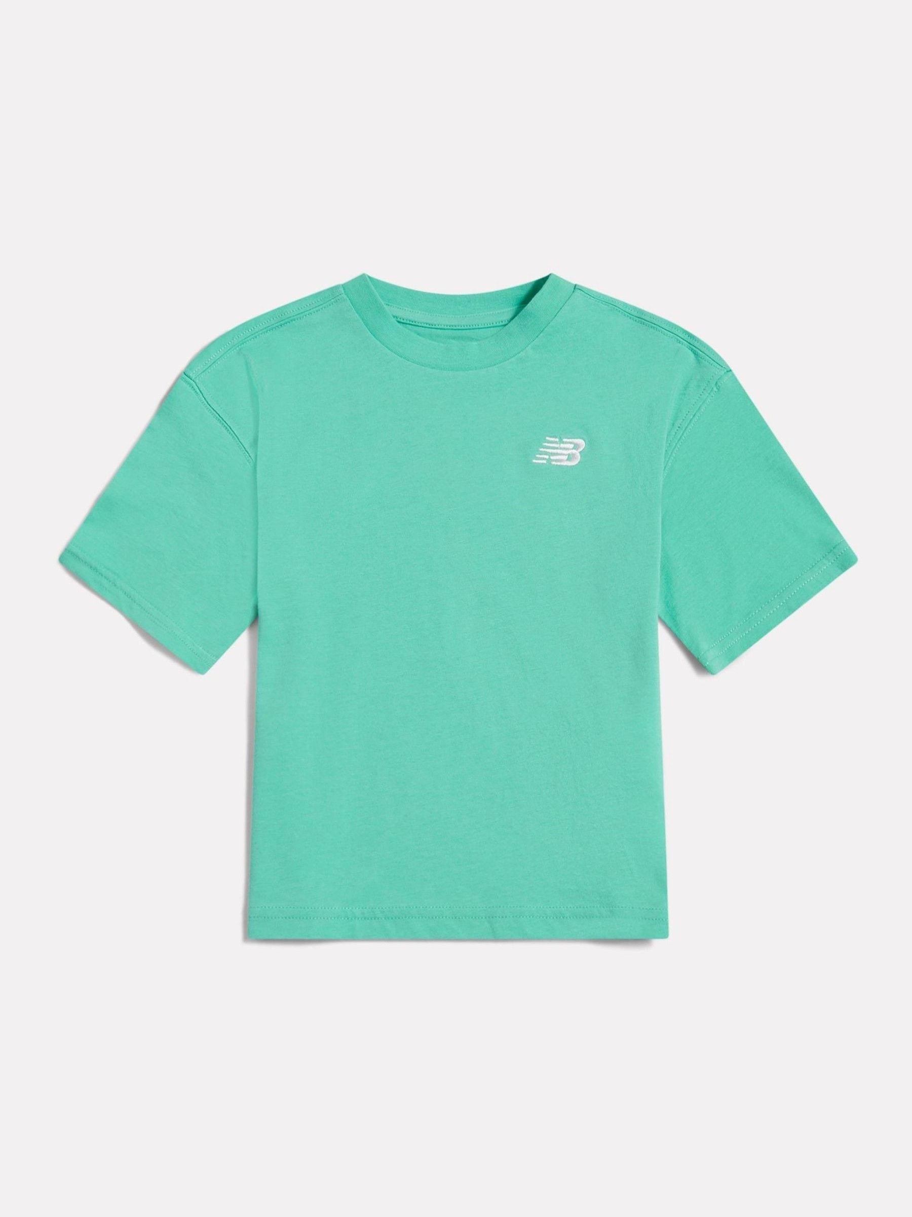 Dsiney Kidz - New Balance Green Small Logo Jersey T-Shirt image 1