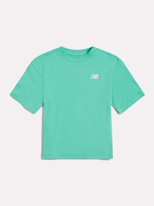 Dsiney Kidz - New Balance Green Small Logo Jersey T-Shirt image 1