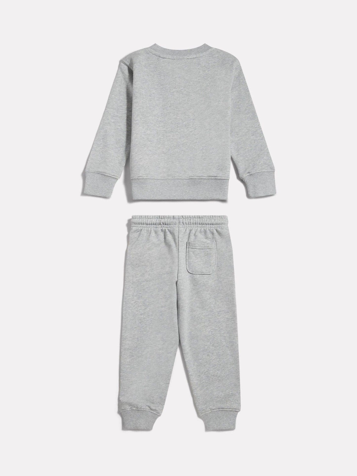 New Balance Grey Stacked Logo Crew Neck Sweat Top & Joggers Set image 2