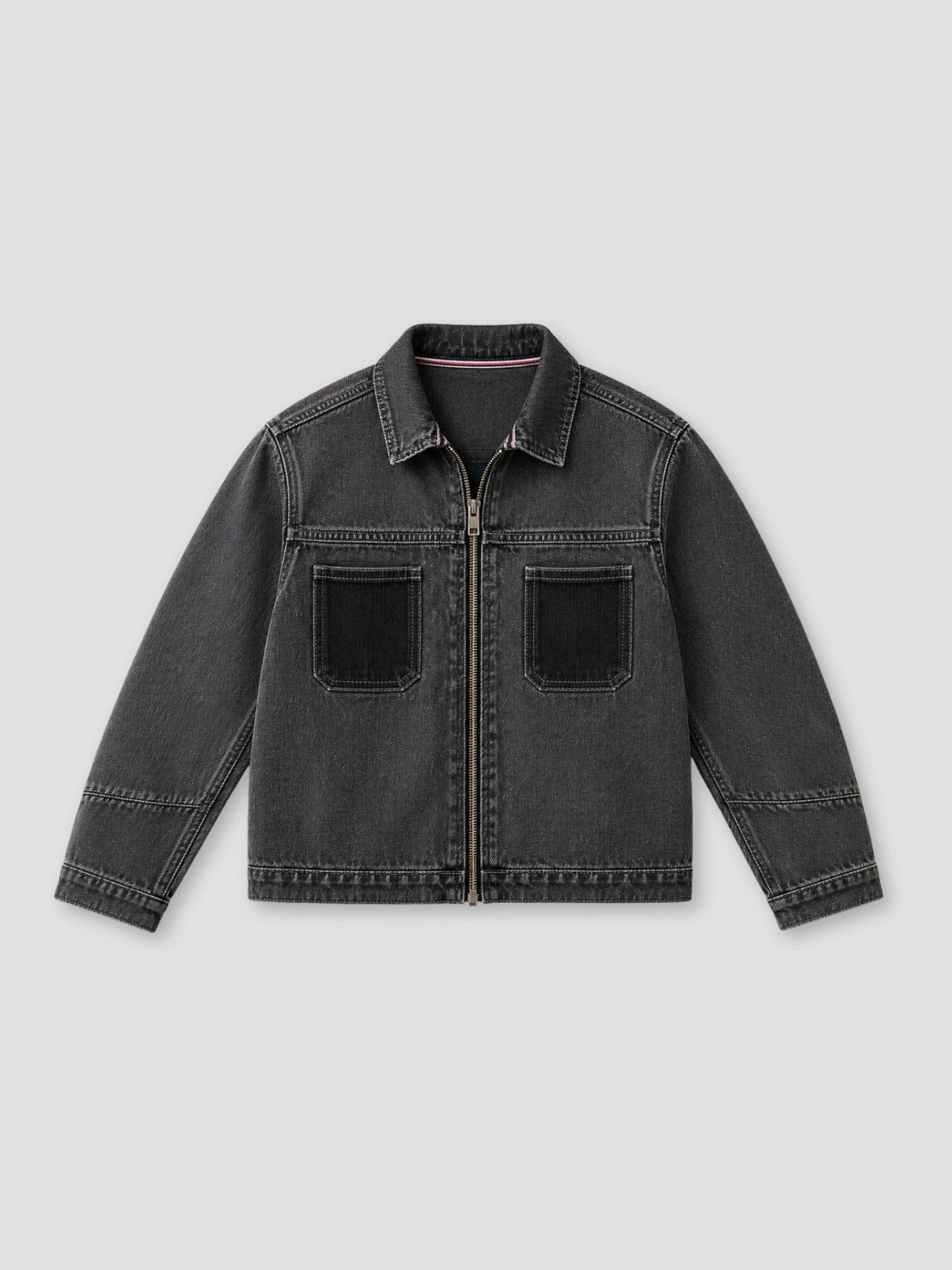 Dsiney Kidz - Angel & Rocket Grey Malik  Cord Detail Denim Jacket image 7