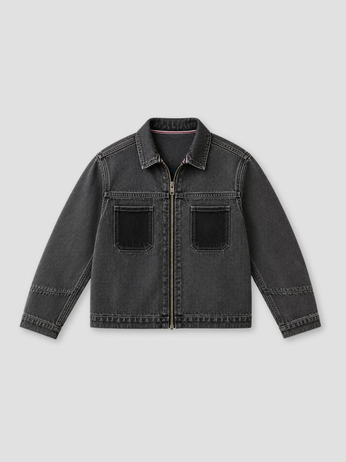 Dsiney Kidz - Angel & Rocket Grey Malik  Cord Detail Denim Jacket image 7
