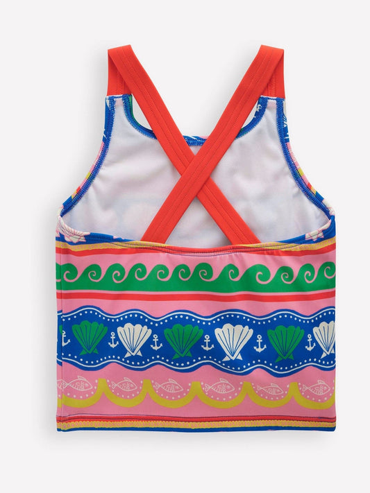 Dsiney Kidz - Boden Pink Cross Back Tankini Top image 2