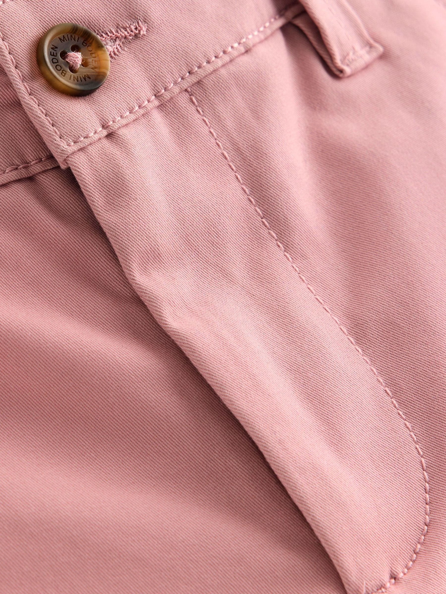 Boden Pink Classic Chino Shorts image 3