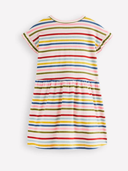 Boden Blue Jersey T-Shirt Dress image 2