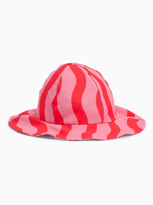KIDLY by MORI Pink Floppy Sunsafe Swim Hat image 2