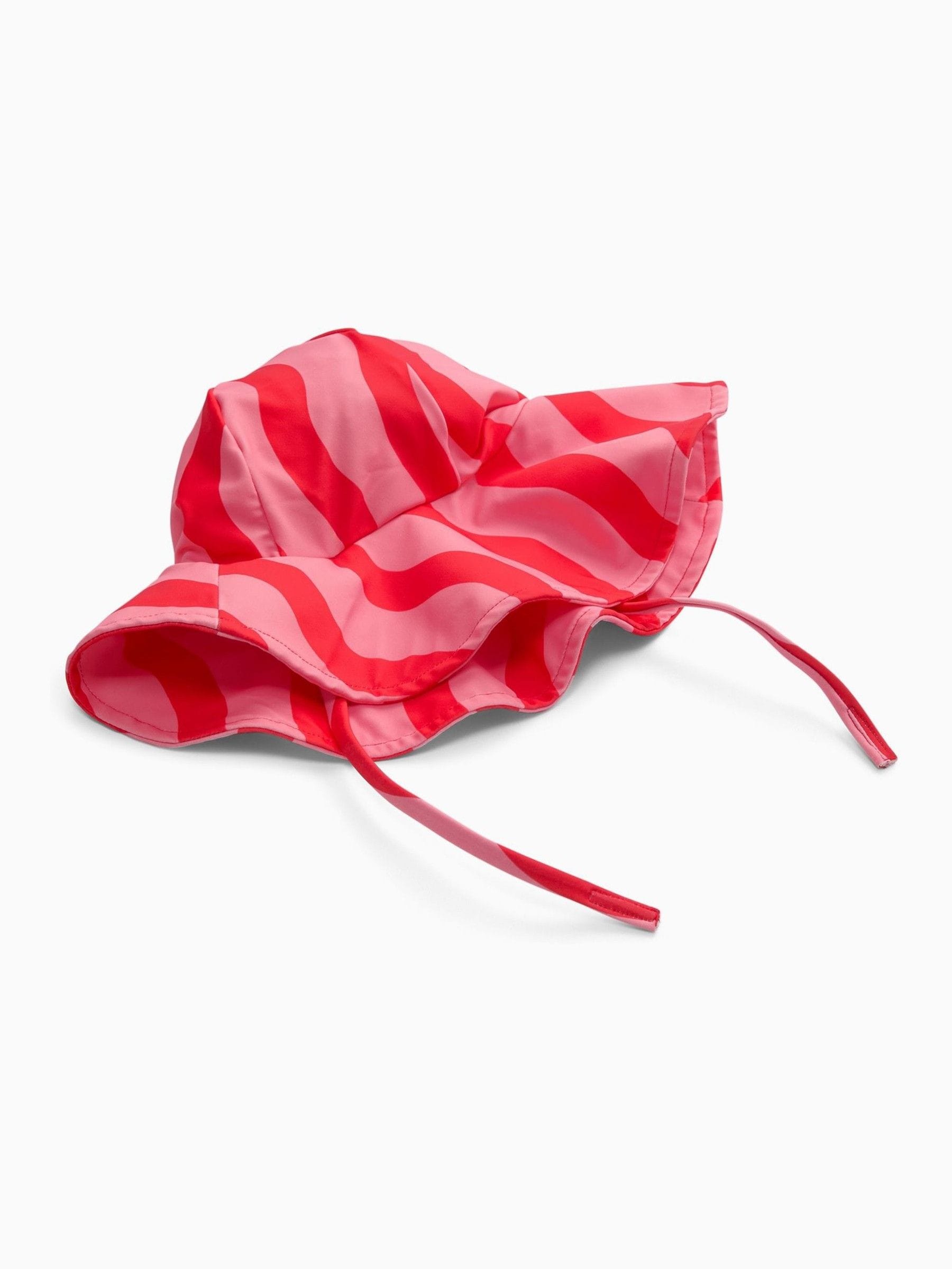 KIDLY by MORI Pink Floppy Sunsafe Swim Hat image 3