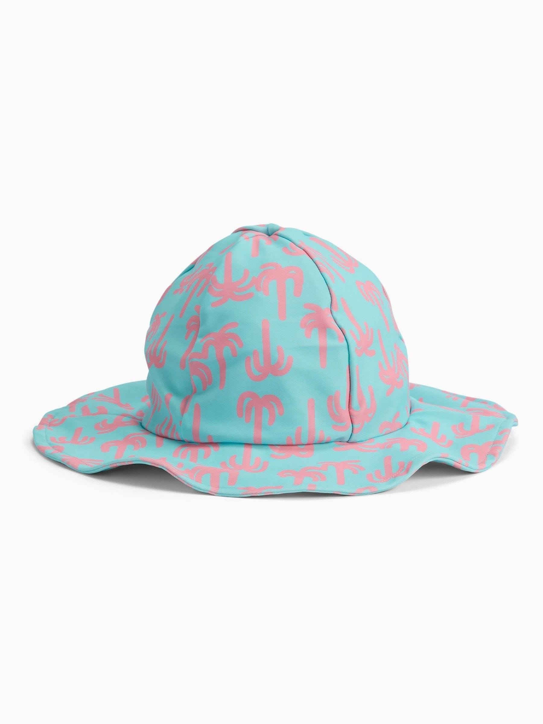 KIDLY by MORI Blue Floppy Sunsafe Swim Hat image 3