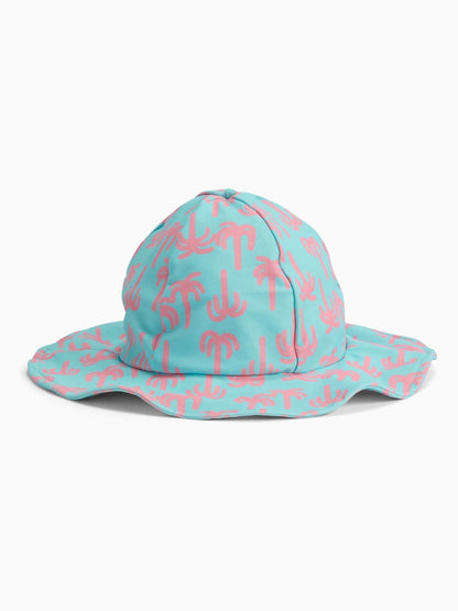 KIDLY by MORI Blue Floppy Sunsafe Swim Hat image 3