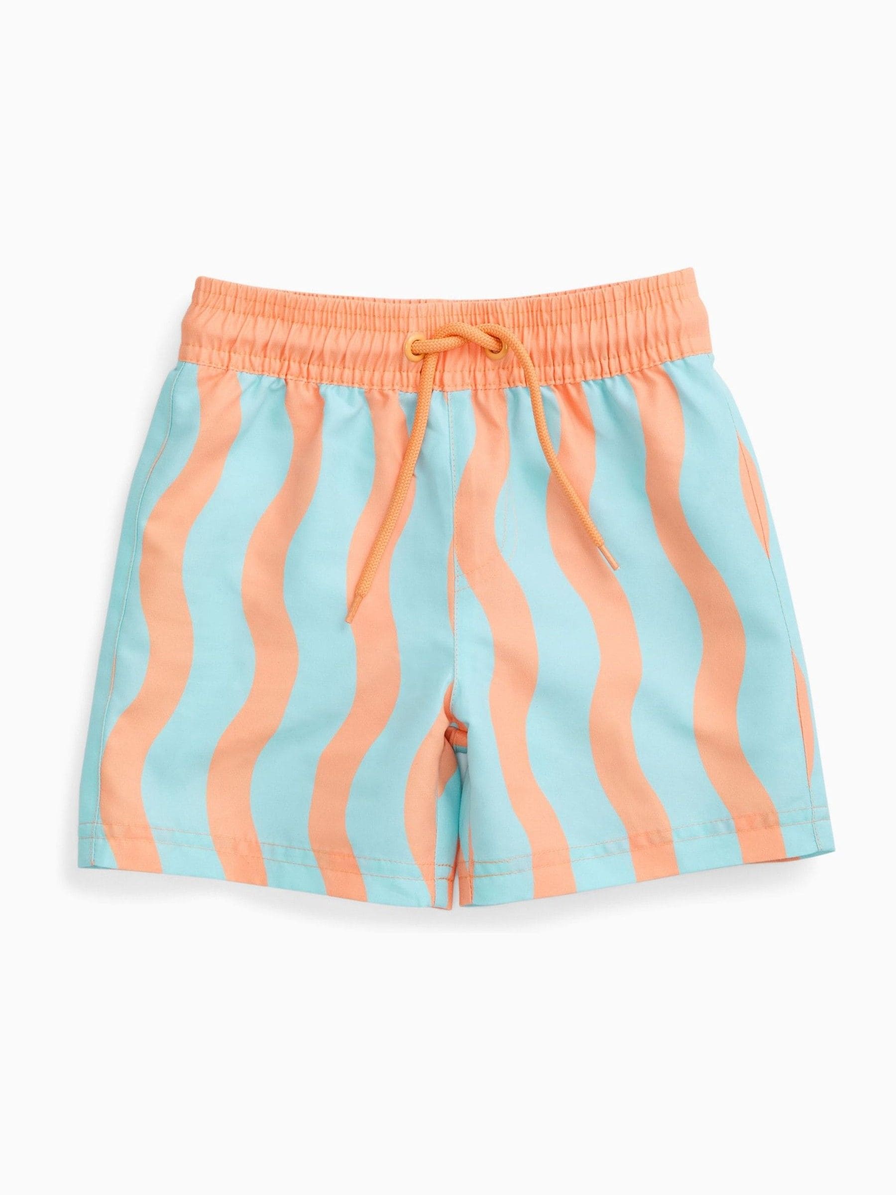 KIDLY by MORI Turquiose Orange Sunsafe Board Shorts image 4