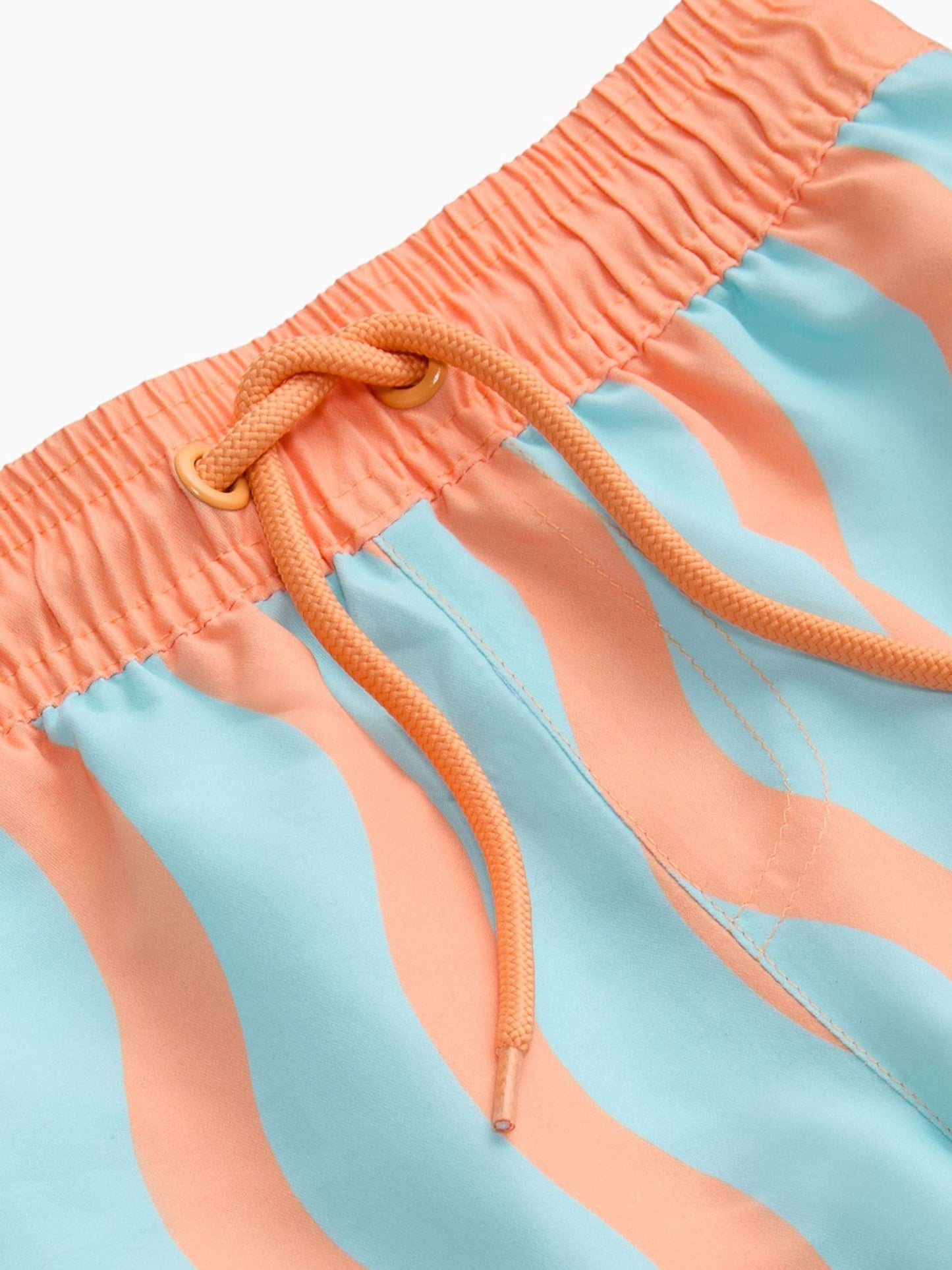 KIDLY by MORI Turquiose Orange Sunsafe Board Shorts image 5