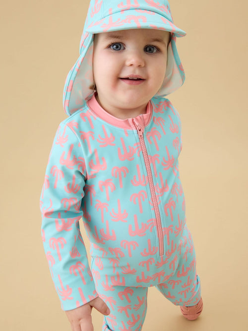 KIDLY by MORI Blue Sunsafe Swim Hat image 1