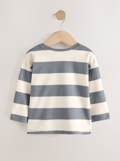 Stripe/Ballet Long Sleeve T-Shirts 4 Pack (3mths-7yrs) - image 3