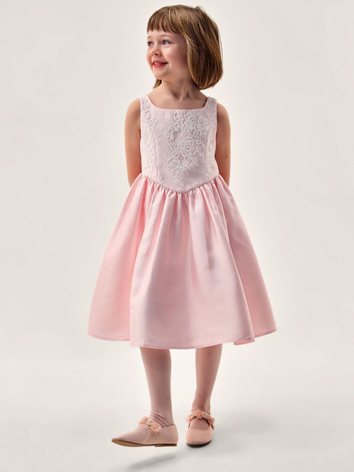Dsiney Kidz - Monsoon Pink Juno Lace Bodice Party Dress image 1