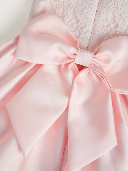 Monsoon Pink Juno Lace Bodice Party Dress image 3