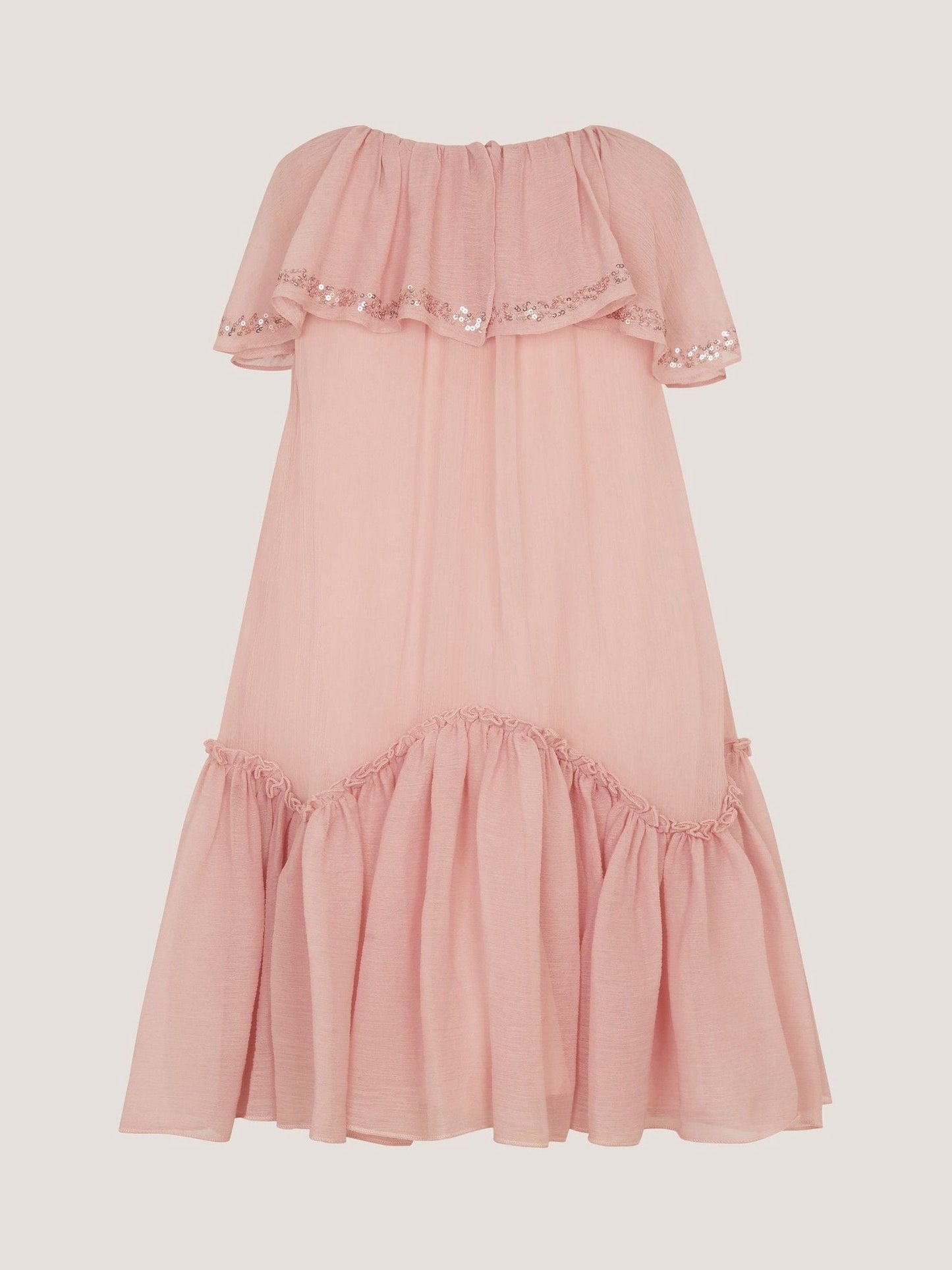 Monsoon Pale Pink Elena Sequin Swing Party Dress image 4