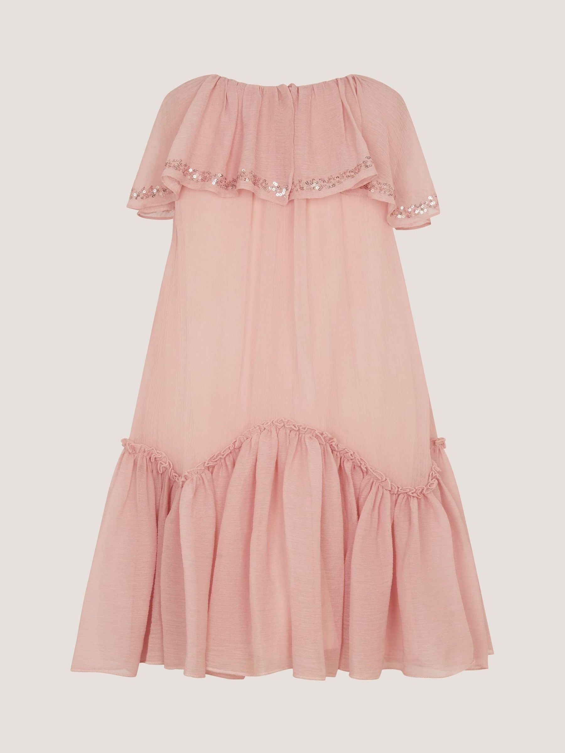 Monsoon Pale Pink Elena Sequin Swing Party Dress image 4