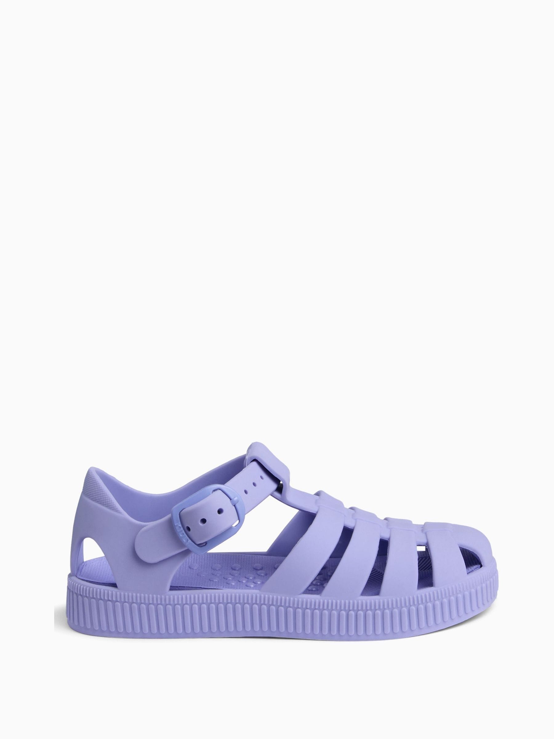 KIDLY by MORI Purple Soft Comfy Jelly Sandals image 4