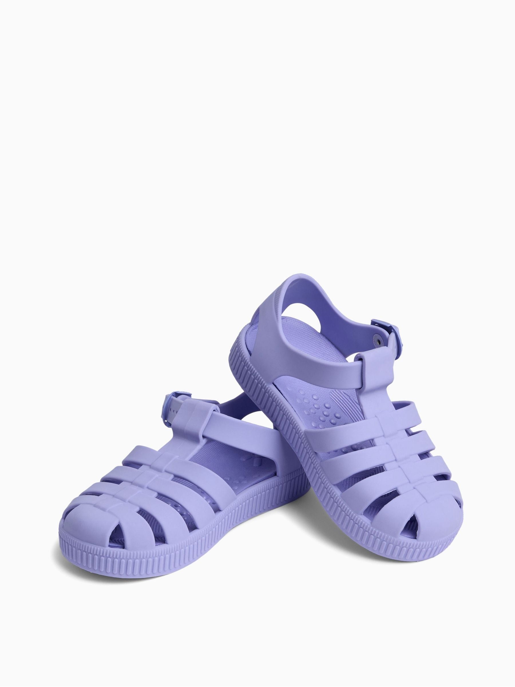 KIDLY by MORI Purple Soft Comfy Jelly Sandals image 6