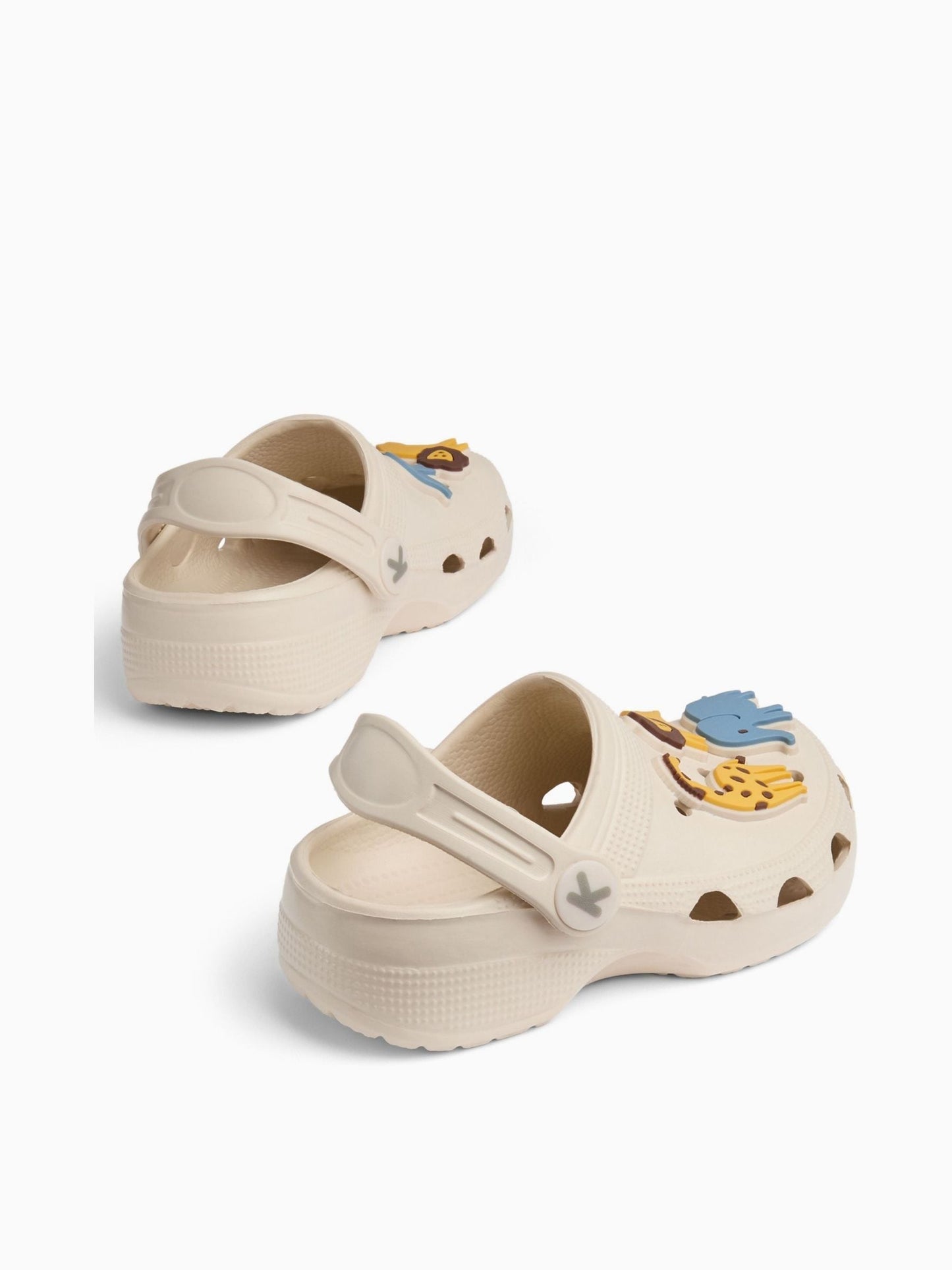 KIDLY by MORI Cream Soft Foam Clog Safari Sandals image 4