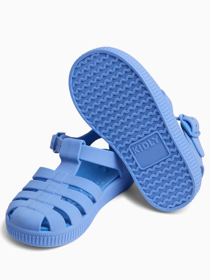 KIDLY by MORI Teal Soft Comfy Jelly Sandals image 3
