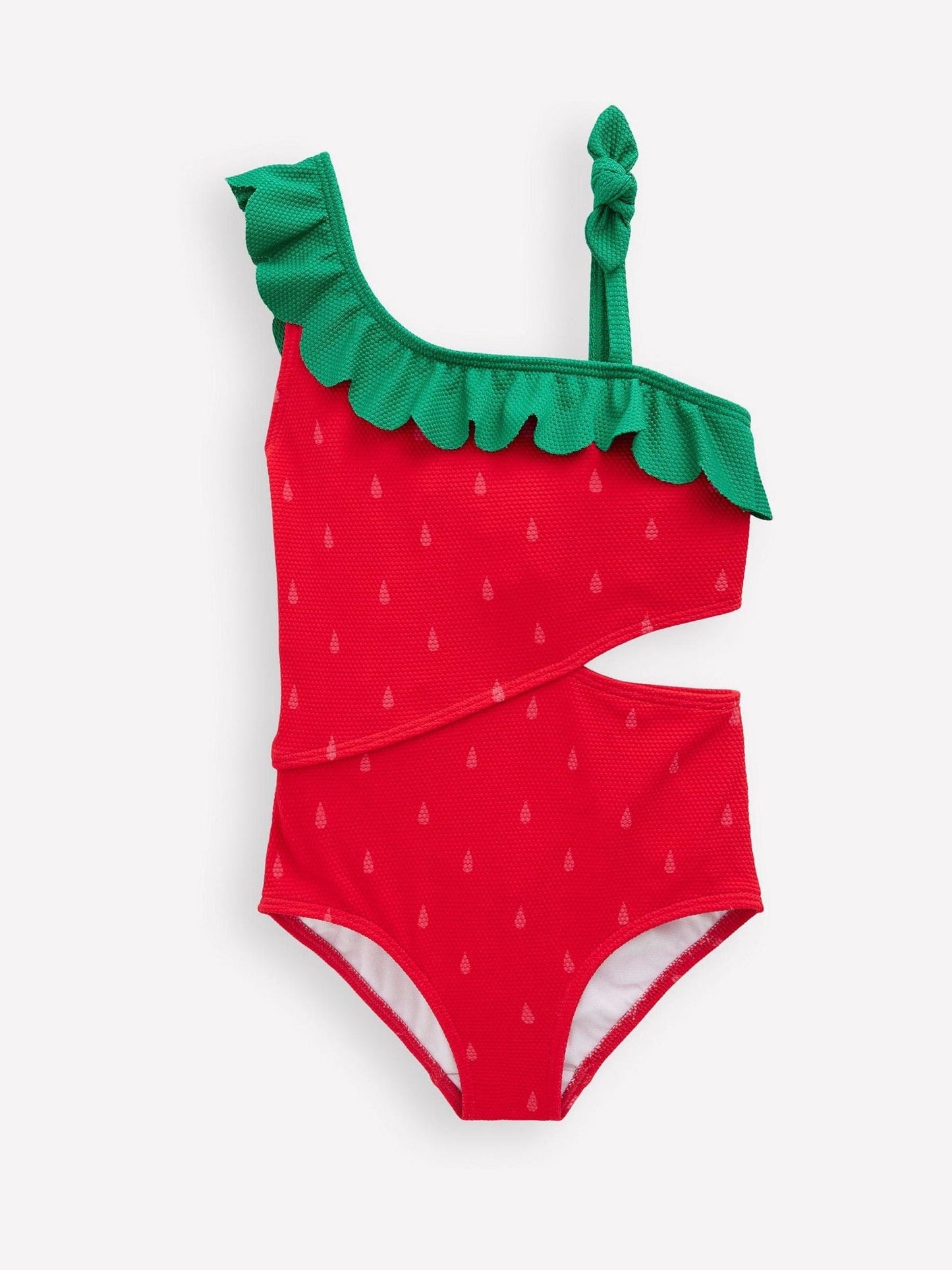 Boden Red Lettice Cut Out Swimsuit image 1