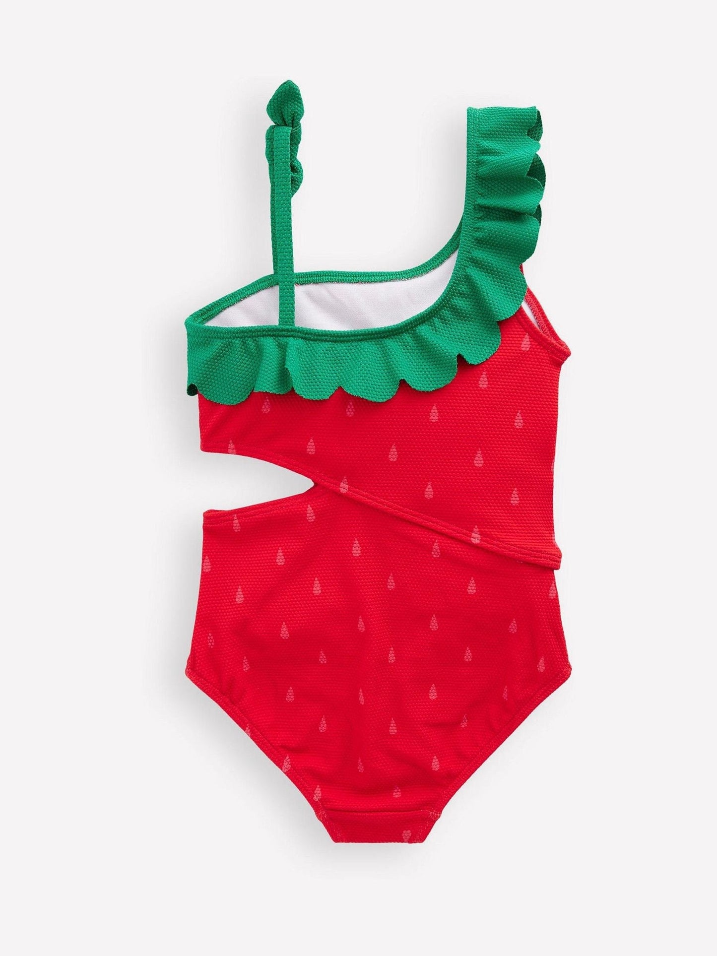 Boden Red Lettice Cut Out Swimsuit image 3
