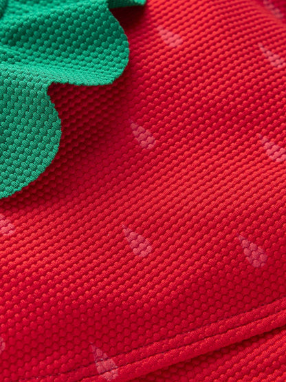 Boden Red Lettice Cut Out Swimsuit image 3